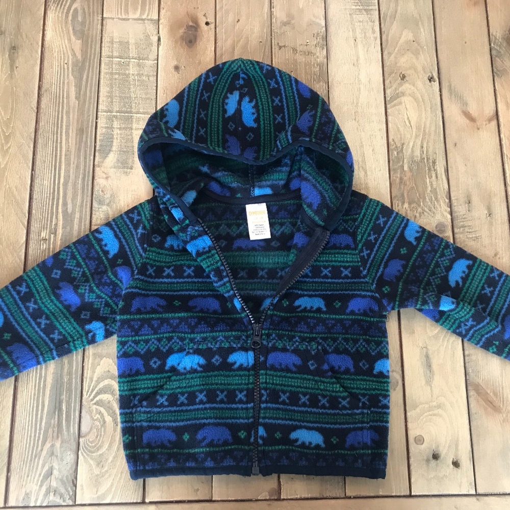 Fleece zip up jacket